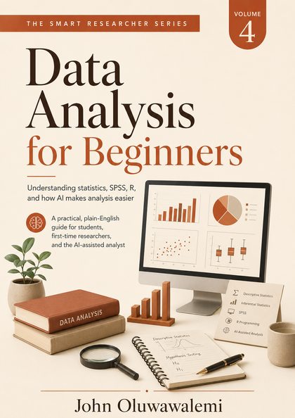 Cover of Data Analysis for Beginners, Volume 4 of the Smart Researcher Series