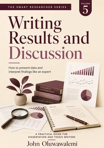 Cover of Writing Results and Discussion, Volume 5 of the Smart Researcher Series
